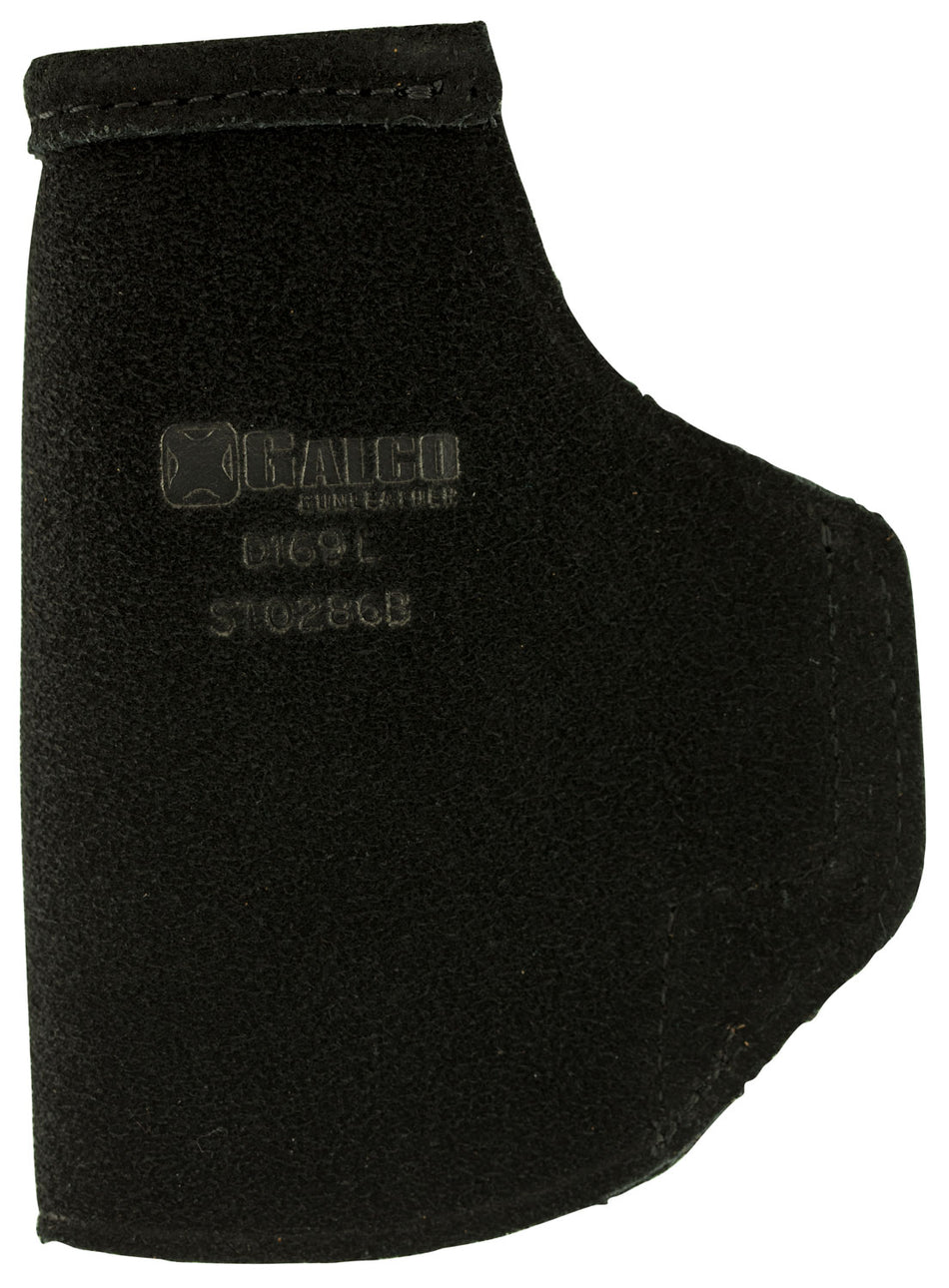 Galco STO286B Stow-N-Go IWB Black Leather Belt Clip Fits Glock 26 Gen3-5/27 Gen3-5/33 Right Hand