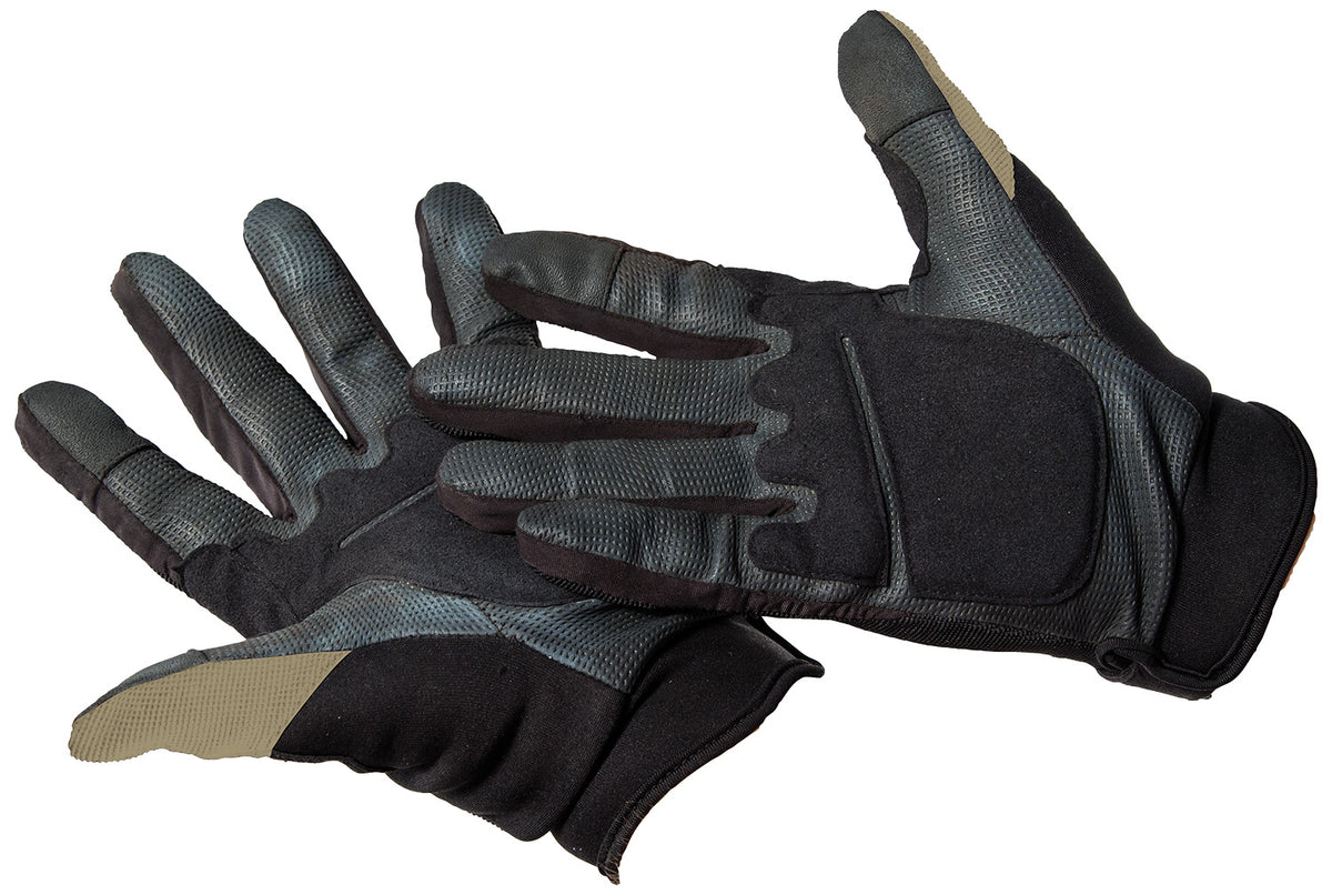 Caldwell 1071004 Ultimate Shooting Gloves Tan Small/Med Velcro