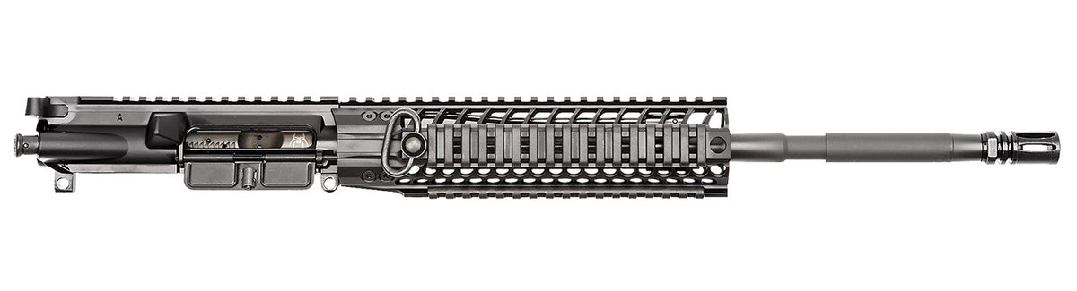 Spikes STU5025R9S Complete Upper 5.56x45mm NATO 16" Black Phosphate Barrel, 7075-T6 Aluminum Black Receiver, 9" BAR2 Free-Float Handguard for M4 Carbine