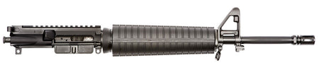 Spikes STU5435MLS Complete Upper 5.56x45mm NATO 16" Black Phosphate/Midlength Barrel, 7075-T6 Aluminum Black Receiver, 12" SAR3 Free-Floating Handguard for AR-15