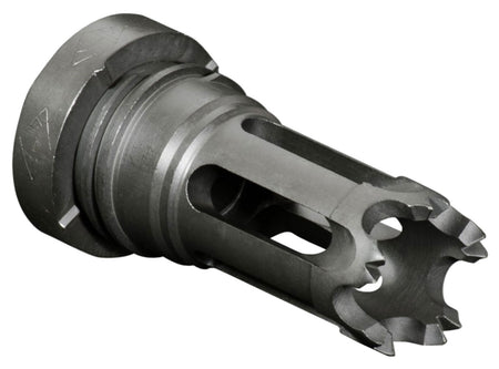 Yankee Hill 310228A Phantom Flash Hider Black Phosphate Steel with 1/2"-28 tpi Threads for 5.56x45mm NATO AR-Platform