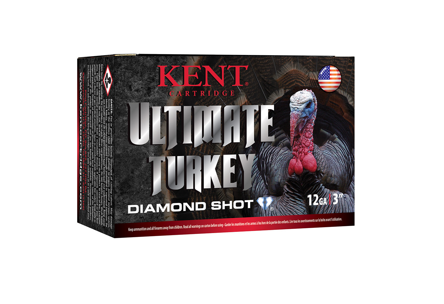Kent Cartridge C123TK505 Ultimate Turkey 12 Gauge 3" 1-3/4oz #5 1310 fps