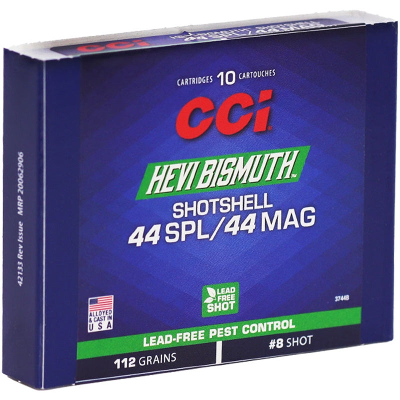 CCI .44 S&W Special #8 112gr Shot Shell Ammo