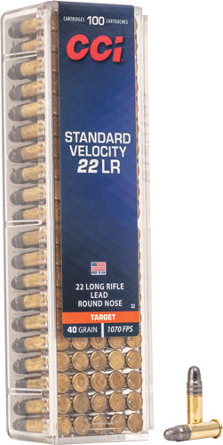 CCI .22 LR Standard Velocity 40gr LRN Ammo