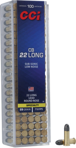 CCI .22 LR Subsonic 29gr Lead Round Nose Ammo