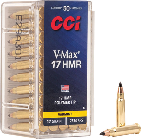 CCI .17 HMR 17gr V-Max Ammo
