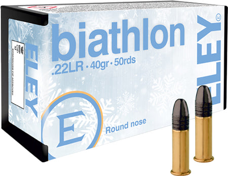 Eley .22 Long Rifle Biathlon Club 40gr Solid Ammo