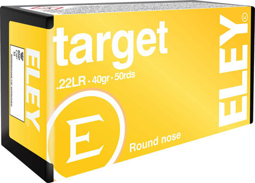 Eley .22 LR Target 40gr Round Nose Ammo