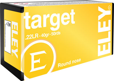 Eley .22 LR Target 40gr Round Nose Ammo