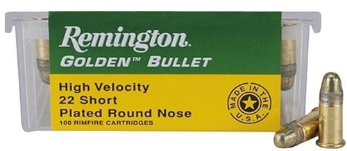 Remington .22 Short Golden Bullet 29gr Solid Ammo