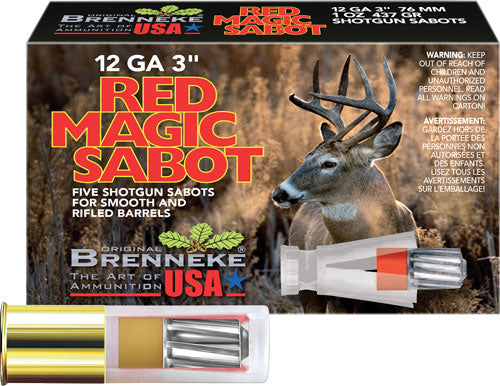 Brenneke Red Magic Hunting 12 Gauge 3" 1 oz Sabot Slug