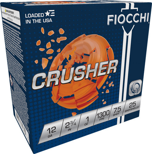 Fiocchi 12CRSR75   12 Gauge 2-3/4  #7.5 1300 FPS.