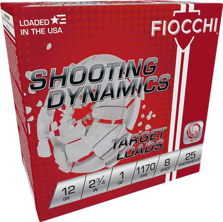 Fiocchi Shooting Dynamics 12 Gauge 2.75" 1 oz #8 Shot