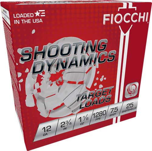 Fiocchi 12SDHV75   12 Gauge 2-3/4 1-1/8oz #7.5 1280 FPS.