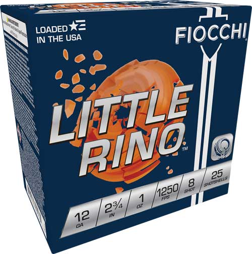 Fiocchi Exacta Target Little Rino Target Handicap Load 12 Gauge 2.75 in 1 oz #8