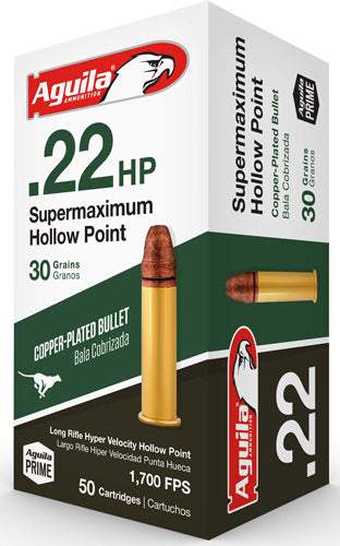 Aguila .22 Long Rifle Supermaximum 30gr LSHP Ammo