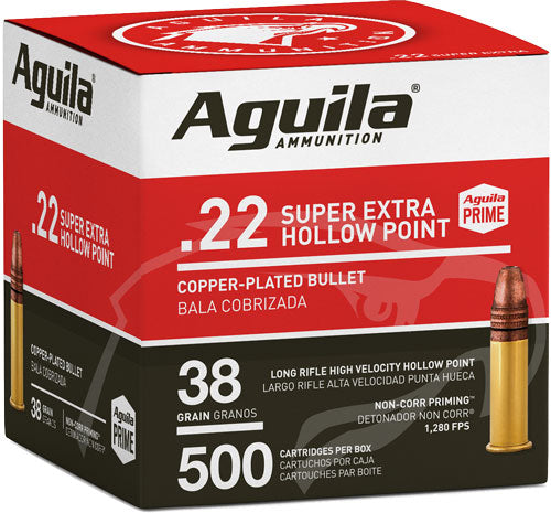 Aguila .22 LR 38gr CPHP Ammo - 500 Rounds