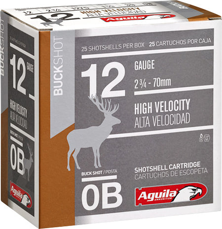 Aguila High Velocity 12 Gauge 2 3/4'' 1 3/8 oz #0 Buckshot