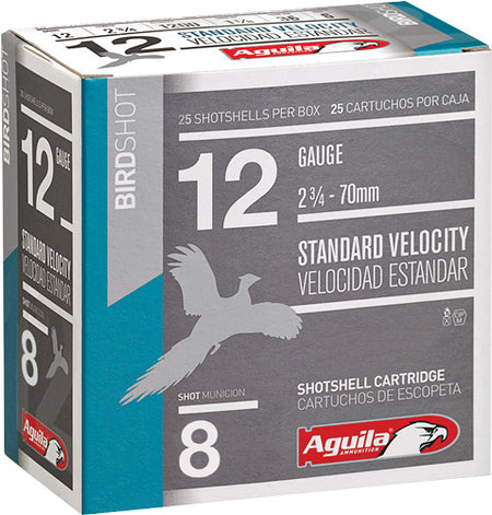 Aguila Field Standard Velocity 12 Gauge 2.75 in 1-1/8 oz #8