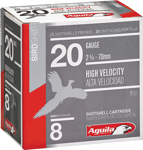 Aguila Hunting High Velocity 20 Gauge 2.75 in 1 oz #8