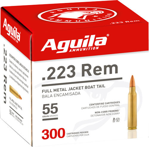 Aguila .223 Remington Target & Range 55gr FMJ BT Ammo