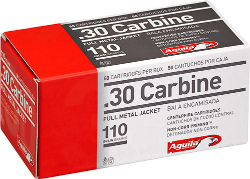 Aguila .30 Carbine Target & Range 110gr FMJ Ammo