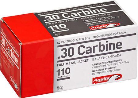 Aguila .30 Carbine Target & Range 110gr FMJ Ammo