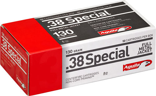 Aguila .38 Special Target & Range 130gr FMJ Ammo