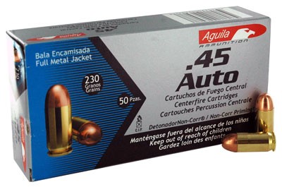 Aguila .45 ACP Target & Range 230gr FMJ Ammo
