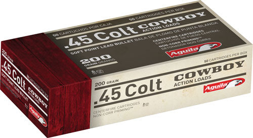 Aguila .45 Long Colt Cowboy Action 200gr Lead SP Ammo