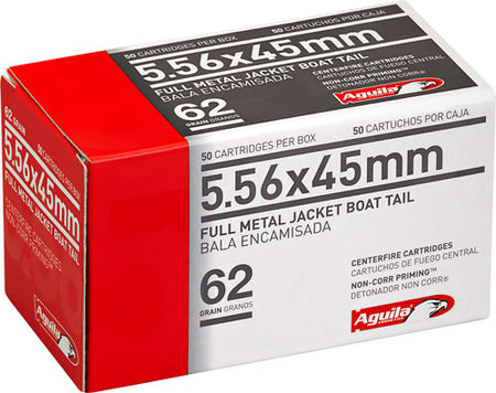 Aguila 5.56x45mm NATO Target & Range 62gr FMJ Ammo