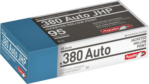 Aguila .380 ACP/Auto  90gr JHP Ammo