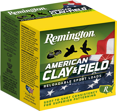 Remington American Clay & Field Sport Loads 12 Gauge 2.75 in 1-1/8 oz #8