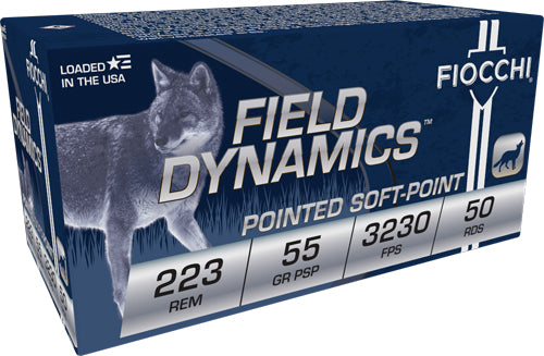 Fiocchi .223 Remington Field Dynamics 55gr JSP Ammo