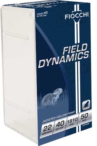 Fiocchi .22 WMR Defense Dynamics 40gr JHP Ammo