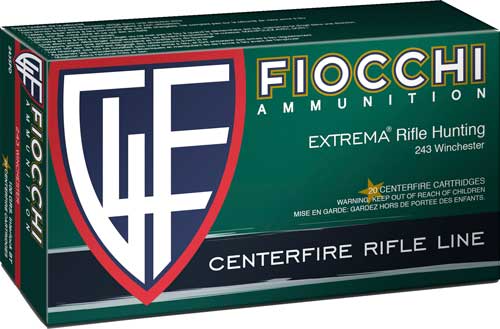 Fiocchi .243 Winchester Field Dynamics 100gr PSP Ammo