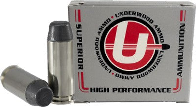 Underwood Ammo 248 Flat Nose Black Cherry Coated Hard Cast 200 Grain 10mm Auto