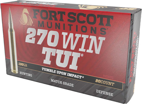 Fort Scott Munitions .270 Winchester  130gr Solid Ammo