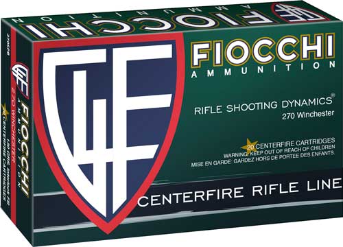 Fiocchi .270 Winchester Field Dynamics 130gr PSP Ammo