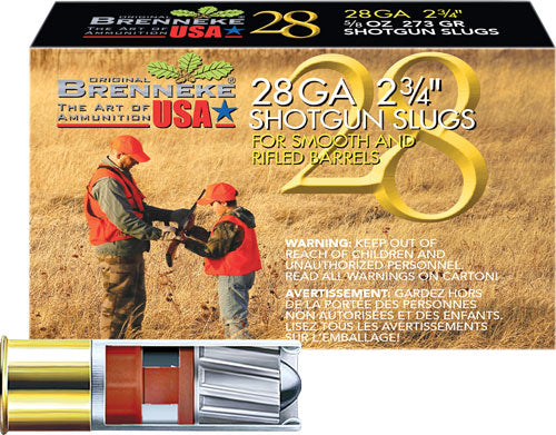 Brenneke Brenneke 28 Hunting 28 Gauge 2.75 in 5/8 oz Slug