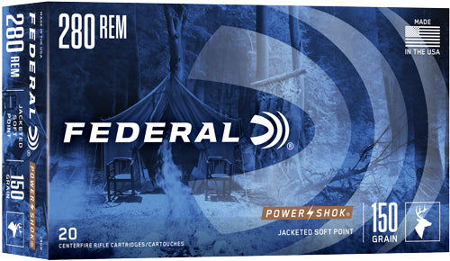 Federal .280 Remington PowerShok 150gr JSP Ammo