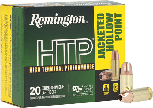 Remington 28295 HTP Jacketed Hollow Point 147 Grain 9mm Luger/Parabellum 990 fps