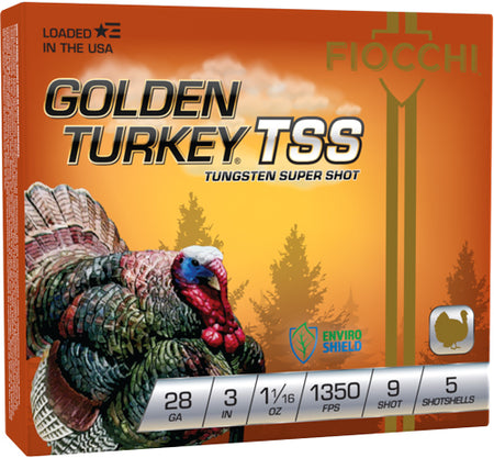 Fiocchi Golden Turkey TSS 28 Gauge 3 in 1-1/16 oz #9