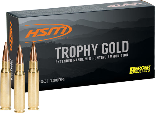 HSM .30-06 Springfield Trophy Gold 168gr Hunting VLD Match Ammo