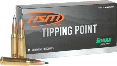 HSM .30-06 Springfield Tipping Point 165gr Sierra GameChanger Ammo