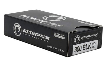 SCORPION 300 BLACKOUT 147GR FMJ 20RD 10BX/CS