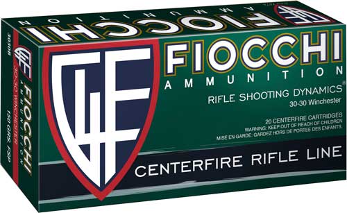 Fiocchi .30-30 Winchester Field Dynamics InterLock 170gr JSP Ammo