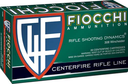 Fiocchi .308 Win / 7.62x51mm Field Dynamics 150gr JSP Ammo