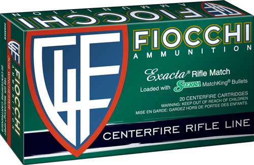 Fiocchi 308MKB Hyperformance Sierra MatchKing Boat Tail Hollow Point 168 Grain .308 Win / 7.62x51mm 2650 fps