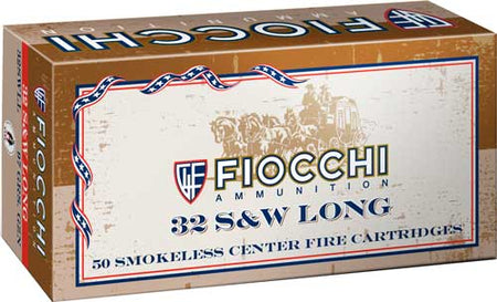 Fiocchi .32 S&W Long Cowboy Action 97gr Solid Ammo